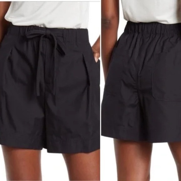 Vince Pleat Front Shorts, black, size M NWT - Picture 2 of 5